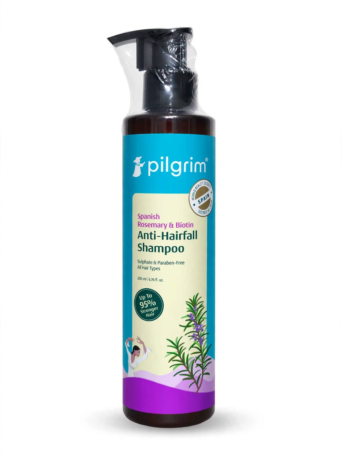 Pilgrim Spanish Rosemary & Biotin Anti-Hairfall Shampoo